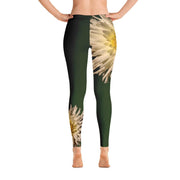 White Dahlia Leggings